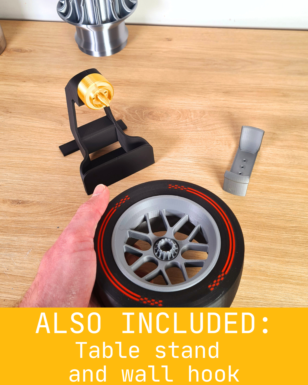 Formula 1 Tyre and Rim Replica — Soft Compound 2026