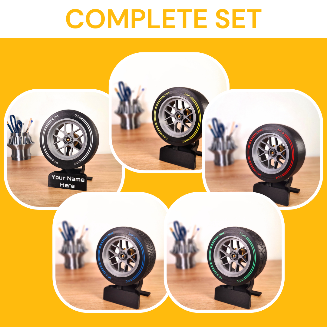 Customizable F1 INTER Tyre - Wheel Replica — Green Edition 2026