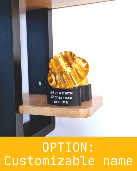 Customizable F1 Wheel Nut Replica 2022-2025 - 3 Colors available