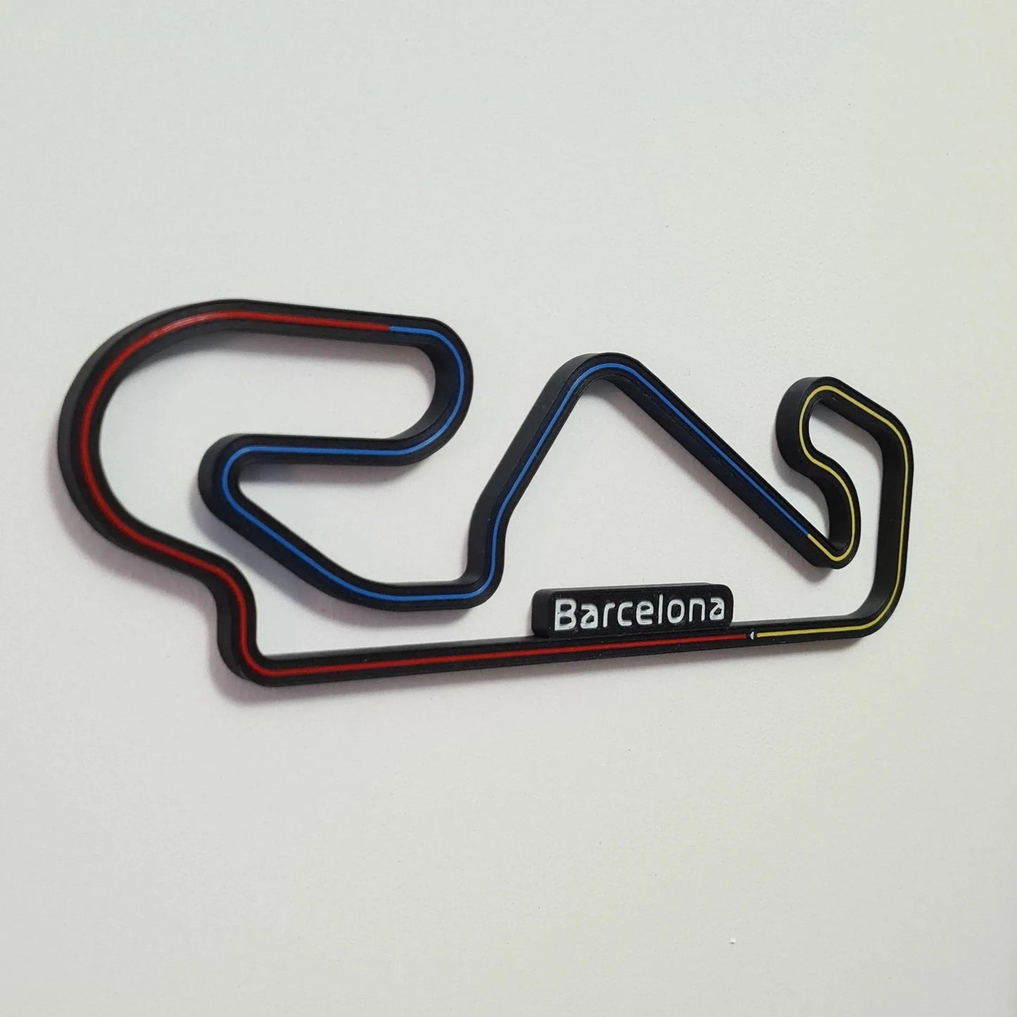 Barcelona Grand Prix track with sectors - MyLoveForCars