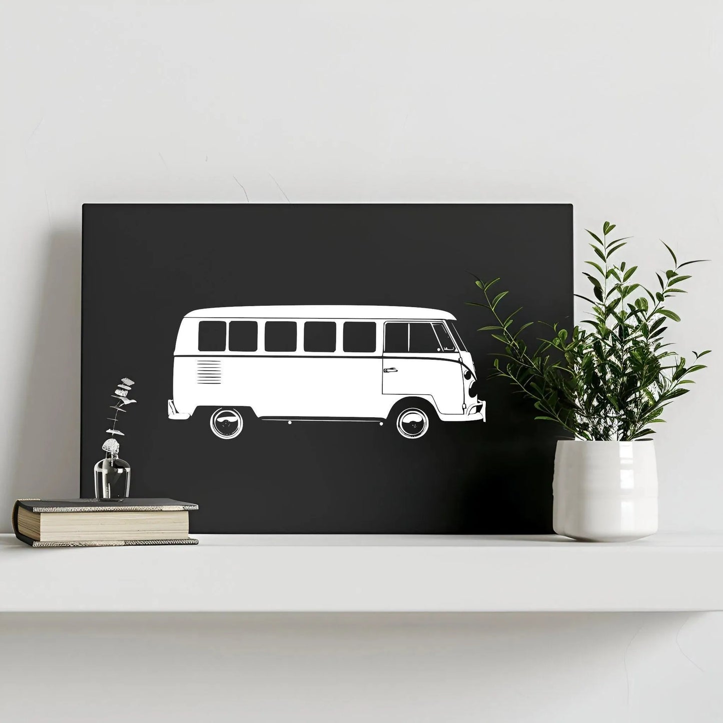 VW Transporter - High definition print on matte canvas - MyLoveForCars