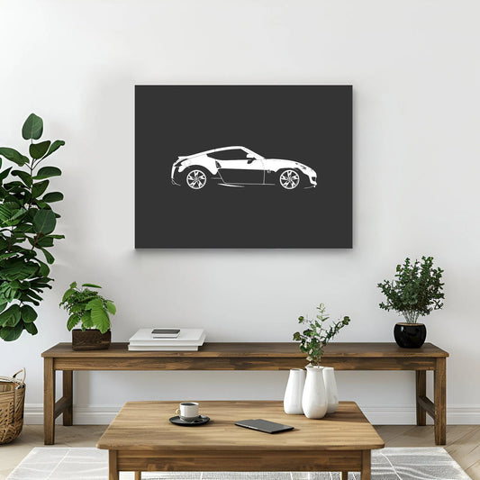 Nissan 370Z - High Definition Print on Matte Canvas - MyLoveForCars