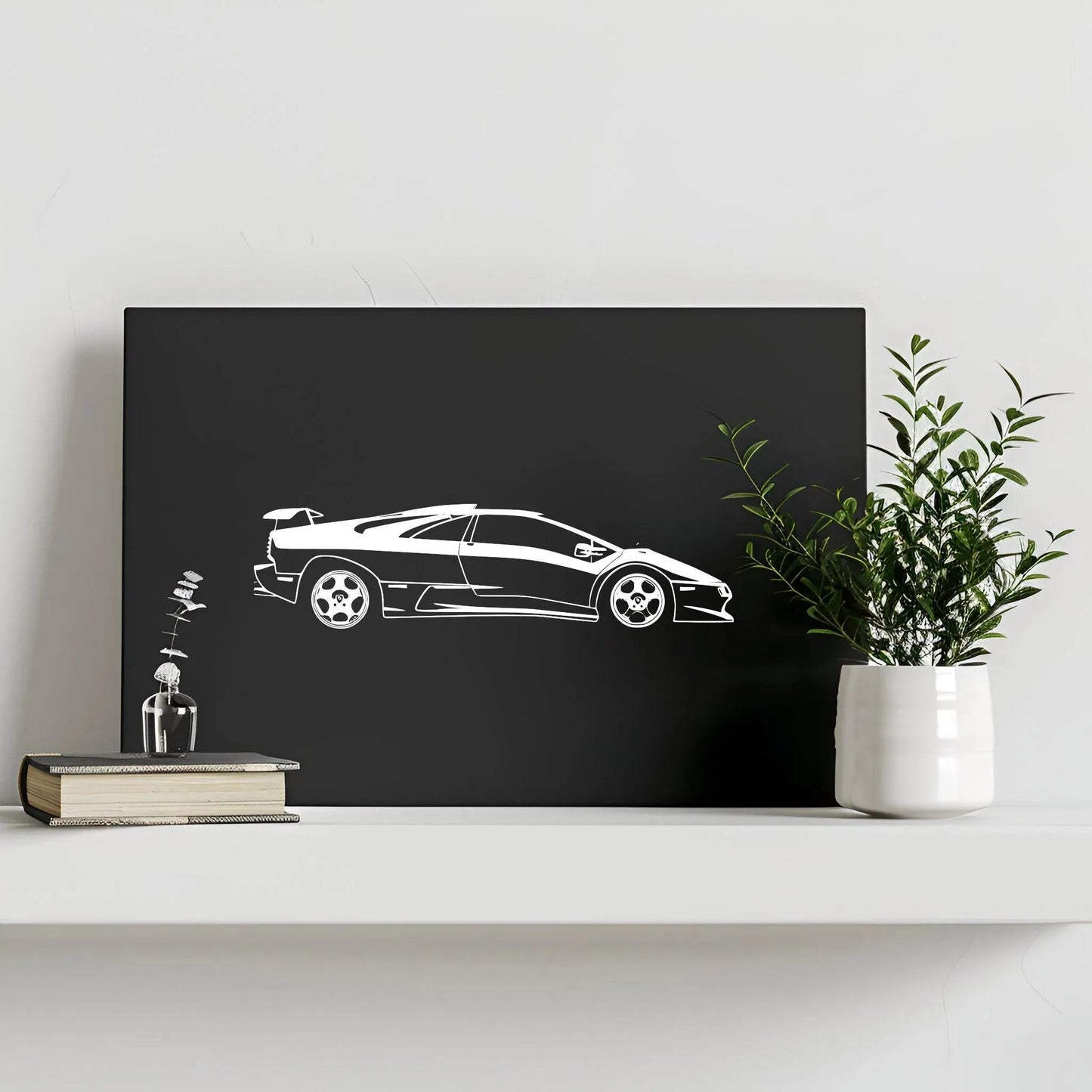 Lamborghini Diablo - High Definition Print on Matte Canvas - MyLoveForCars