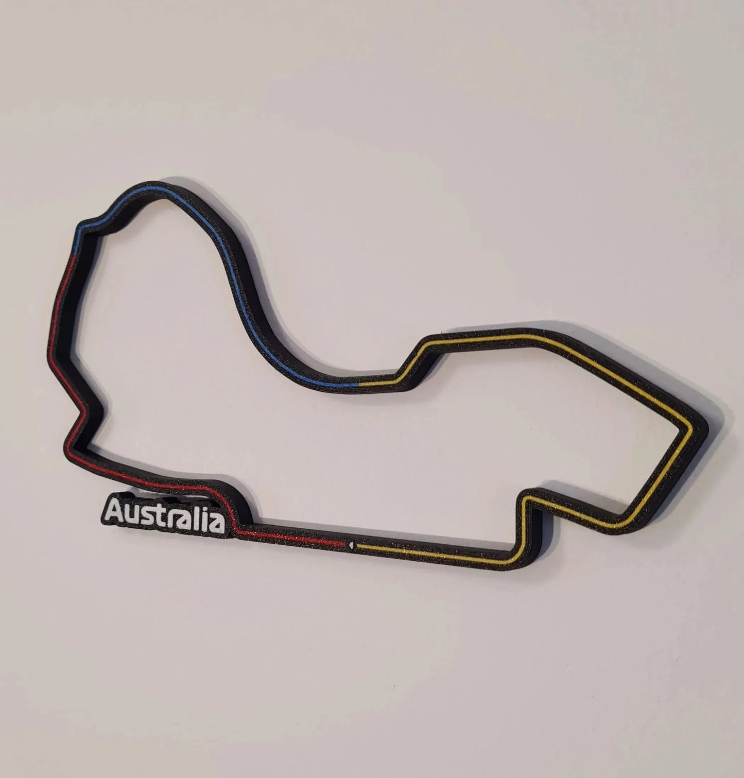 Australian Grand Prix track with sectors - MyLoveForCars