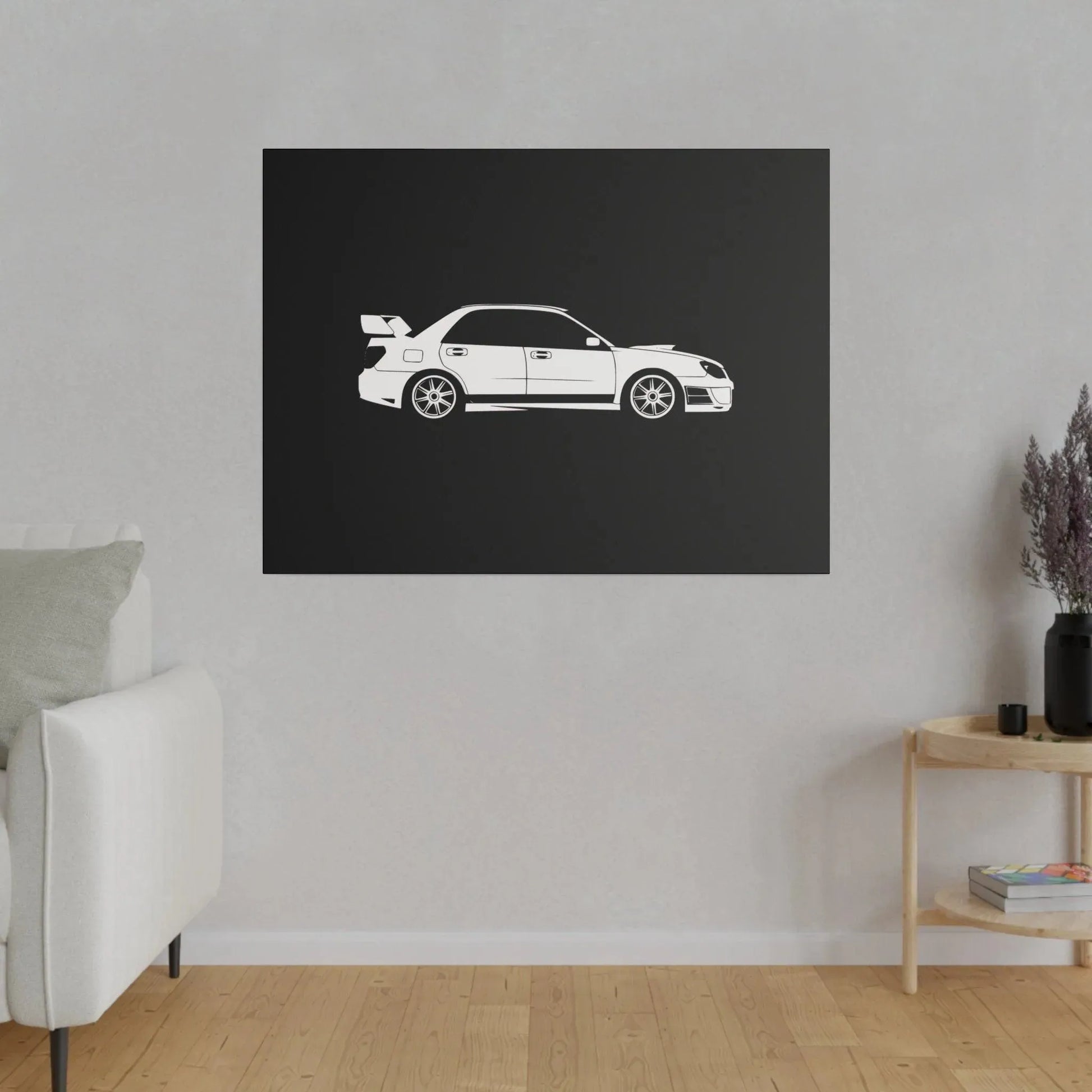 Subaru Impreza - High Definition Print on Matte Canvas - MyLoveForCars