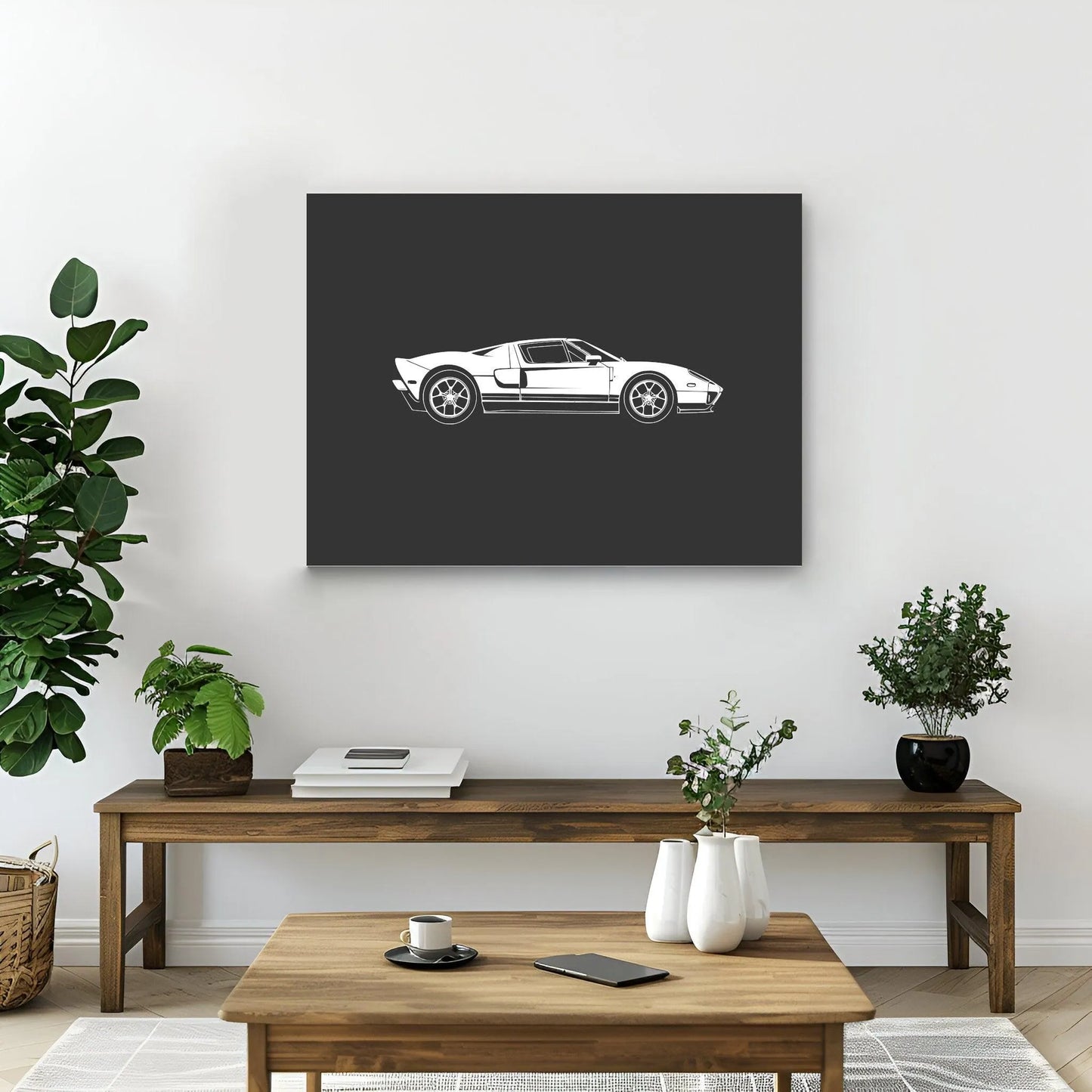 Ford GT40 - High Definition Print on Matte Canvas - MyLoveForCars