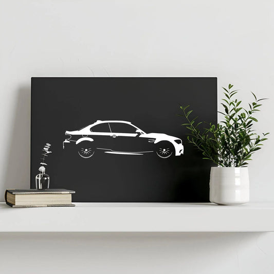 BMW 1M - High Definition Print on Matte Canvas - MyLoveForCars