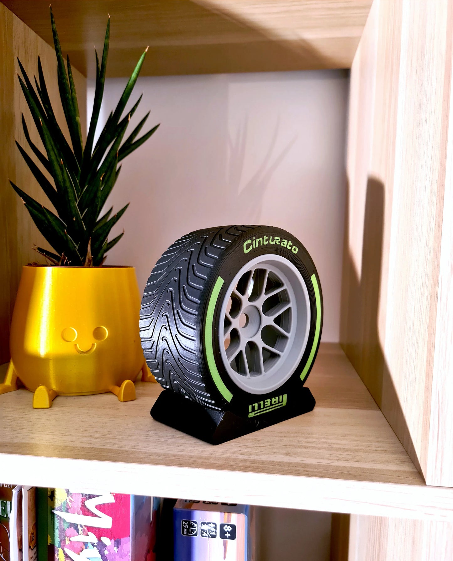 F1 Tyre and Rim Replica - Soft - Medium - Hard - Inter - Wet - 125mm - 5"