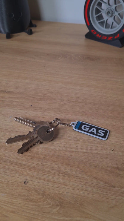 Porte-clés Alpine F1 personnalisable avec noms à 3 lettres - Gasly &amp; Colapinto